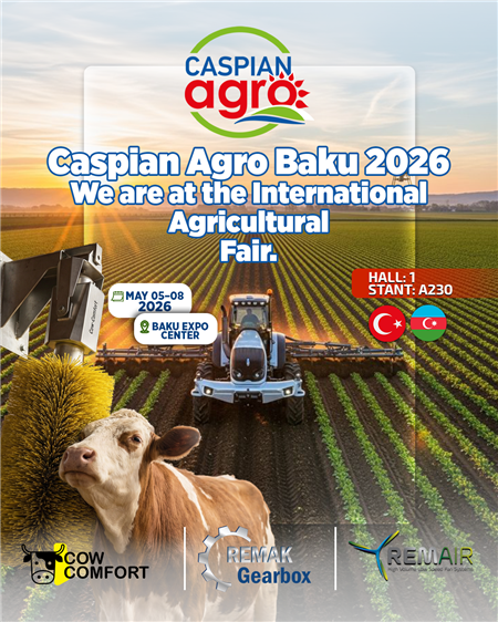 Estamos en la Feria Internacional de Agricultura Caspian Agro Bakú 2026.