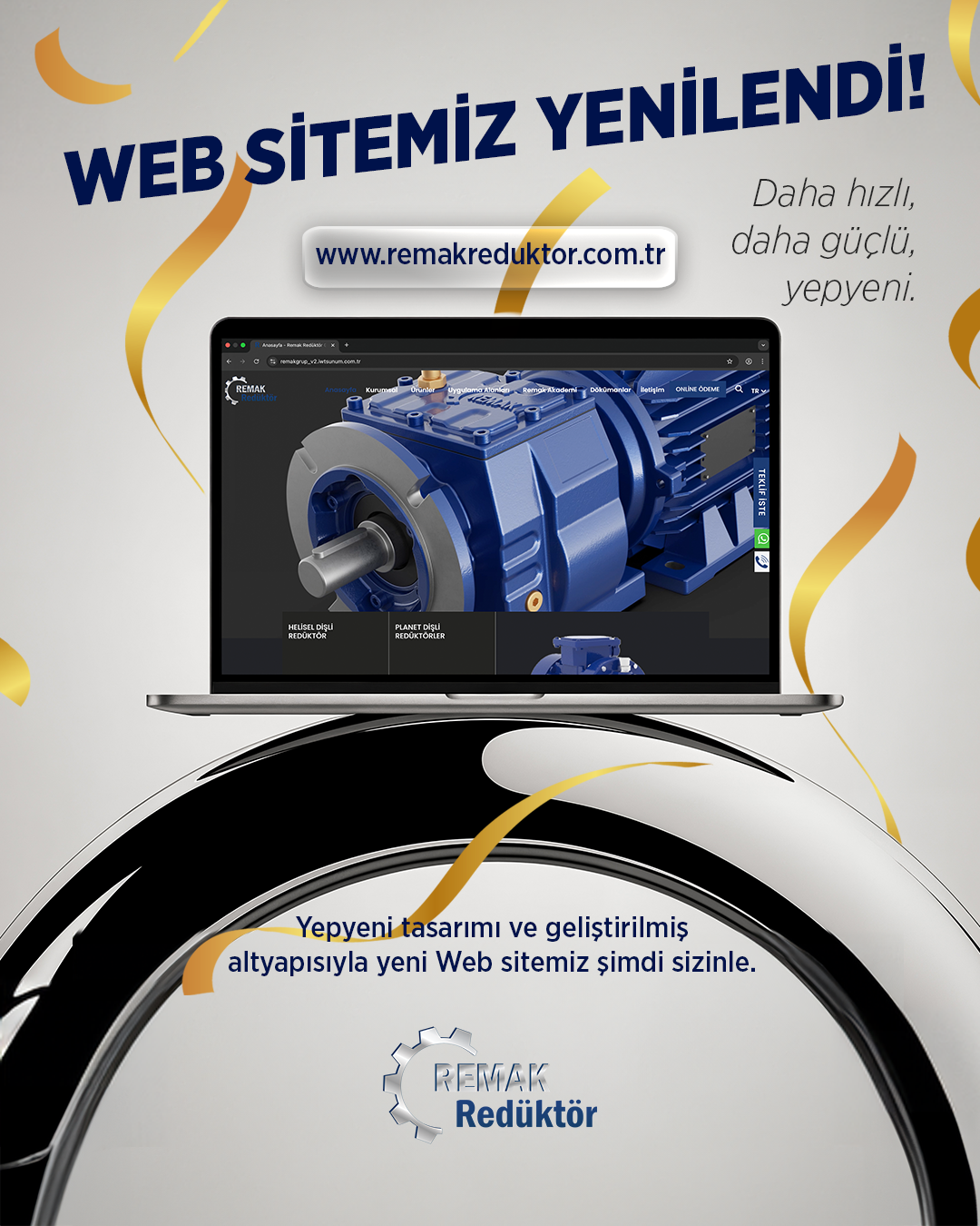 WEB SİTEMİZ YENİLENDİ!