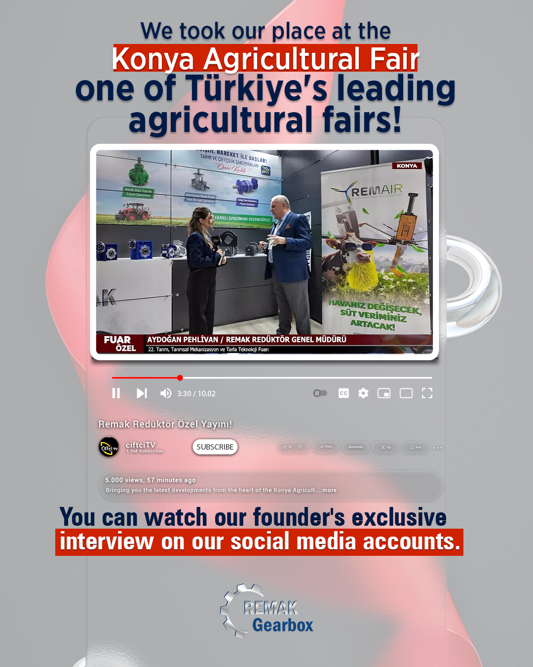 Wir sind auf der Landwirtschaftsmesse Konya vertreten, einer der führenden Agrarmessen in Türkiye!