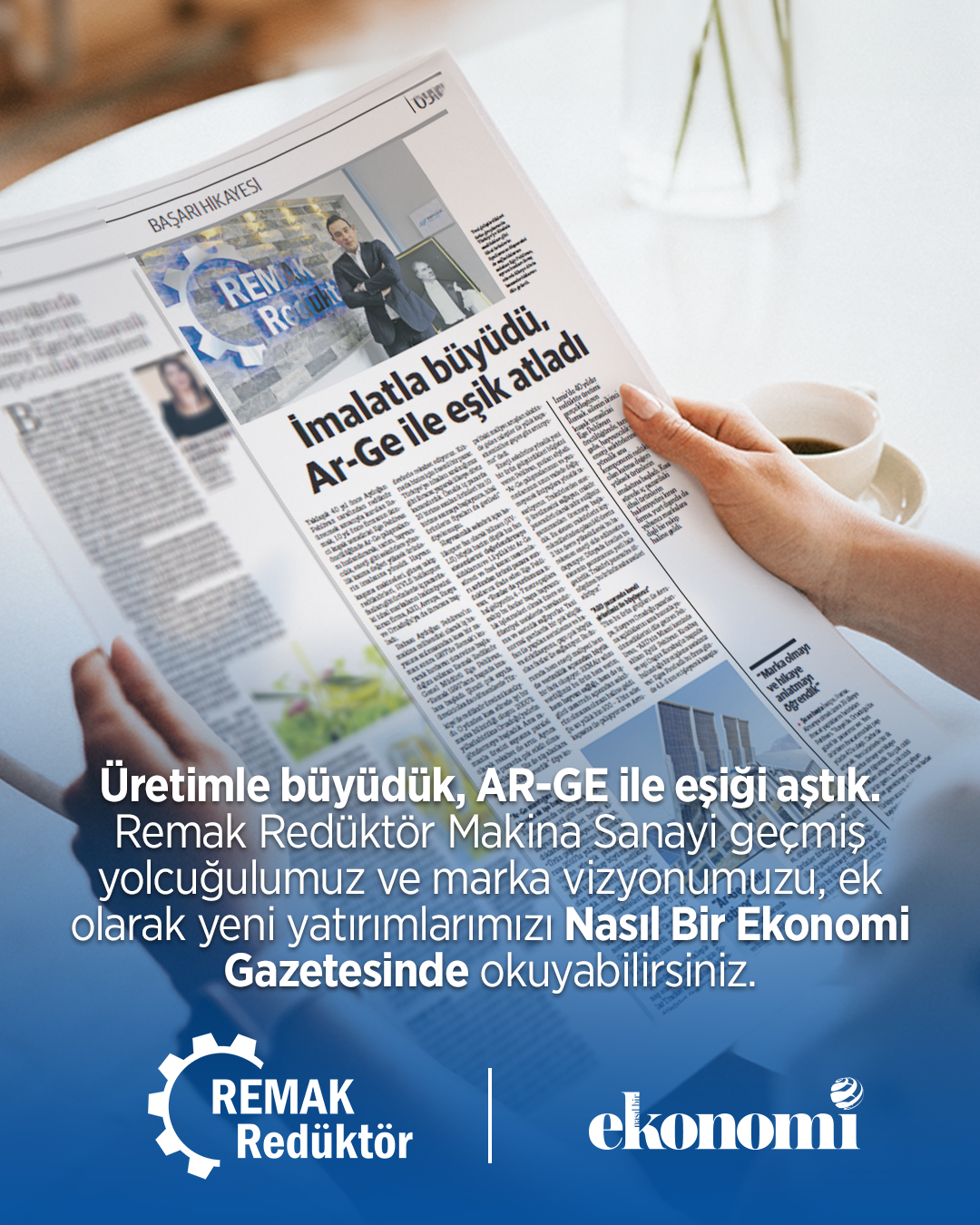 Üretimle büyüdük, AR-GE ile eşiği aştık.